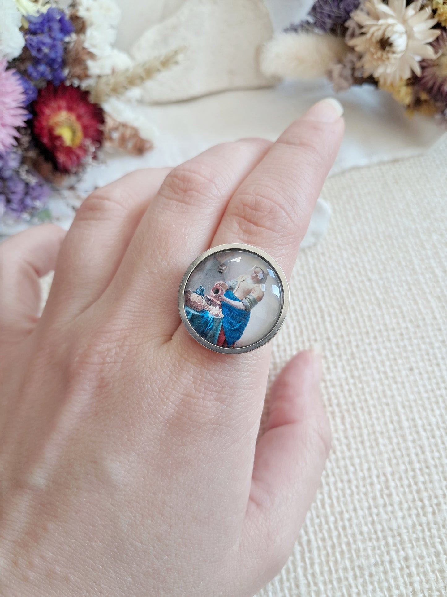 Bague La Laitière de Vermeer