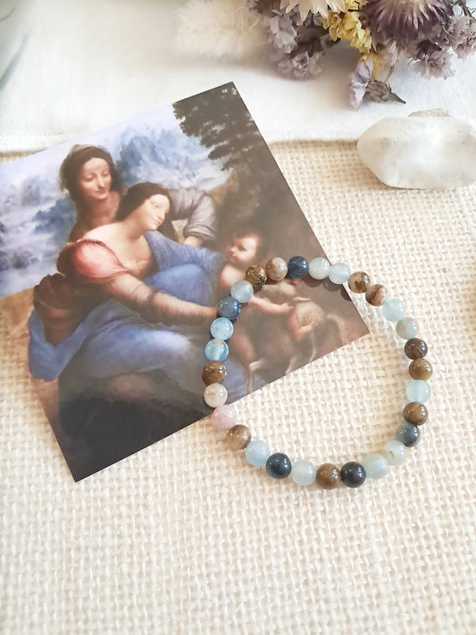 Bracelet inspiré de "La sainte Anne" de Léonard de Vinci