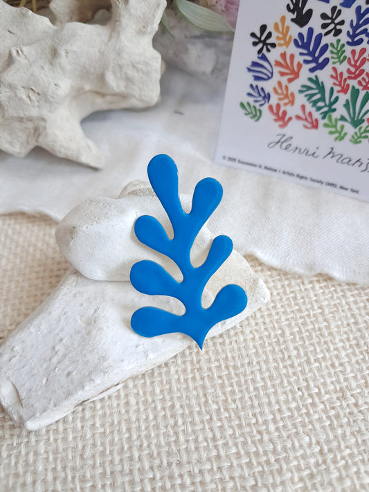 Pin's algue bleue inspiré de Matisse