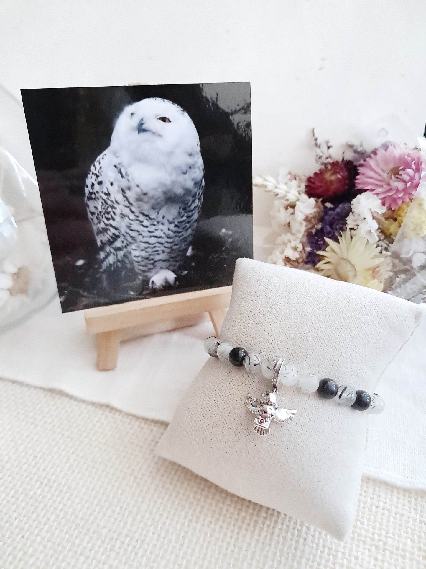 Bracelet Hedwige avec sa breloque