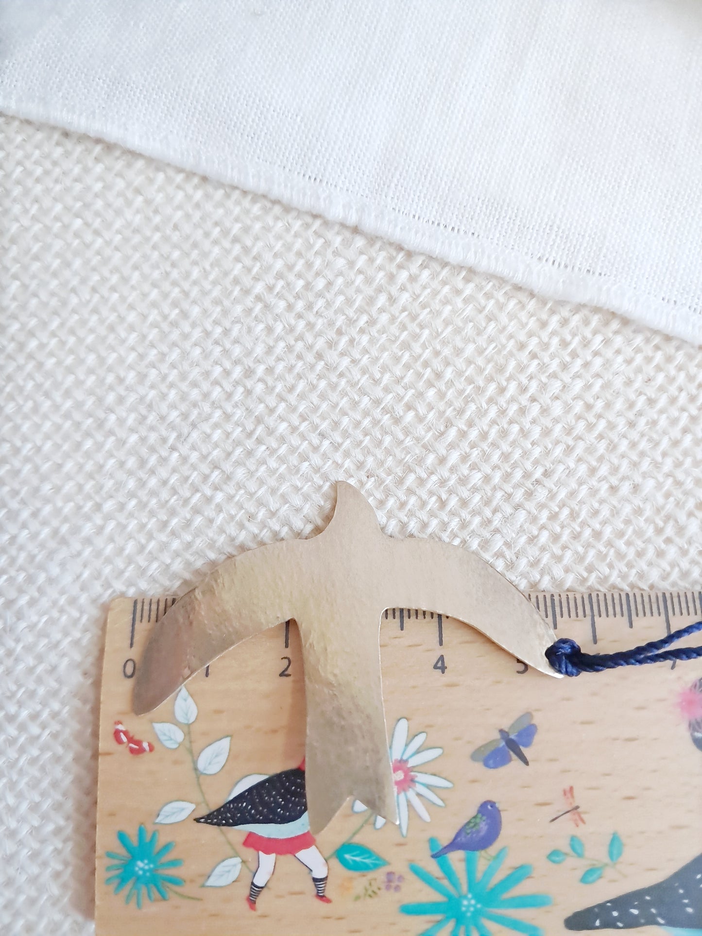 Marque-pages oiseau inspiré de Matisse en laiton
