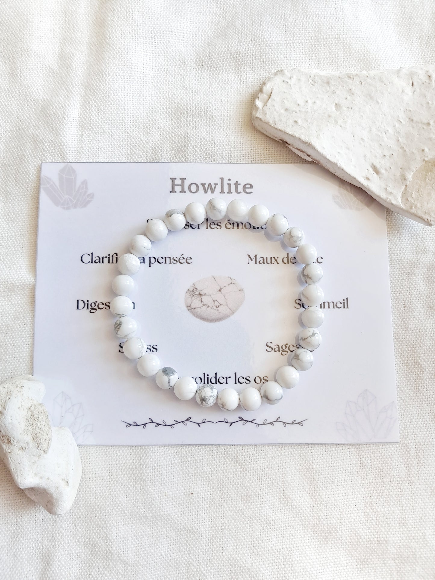 Bracelet Howlite