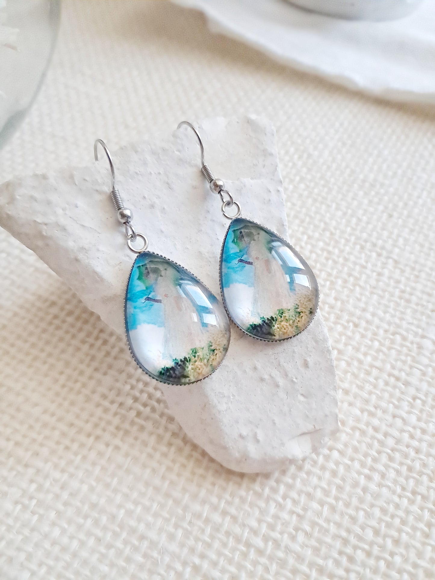 Boucles d'oreilles "La promenade" de Monet