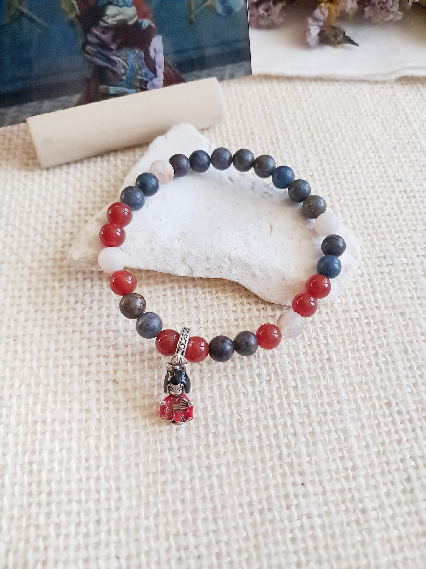 Bracelet à breloque "La japonaise" de Claude Monet