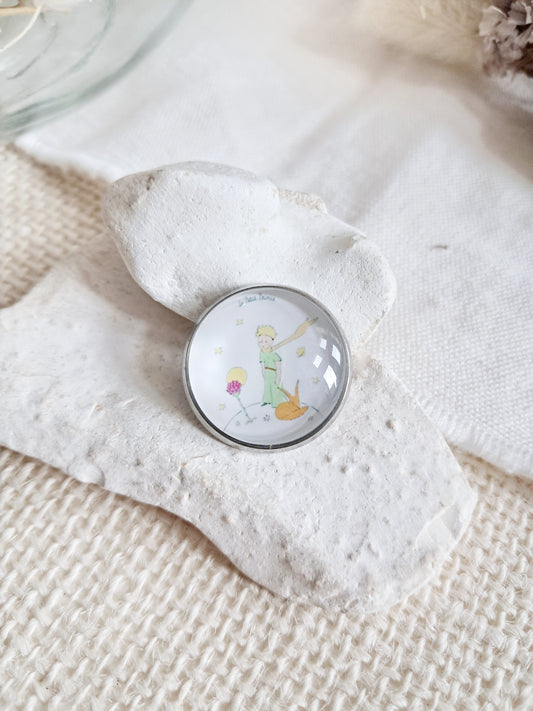 Broche cabochon Le petit prince