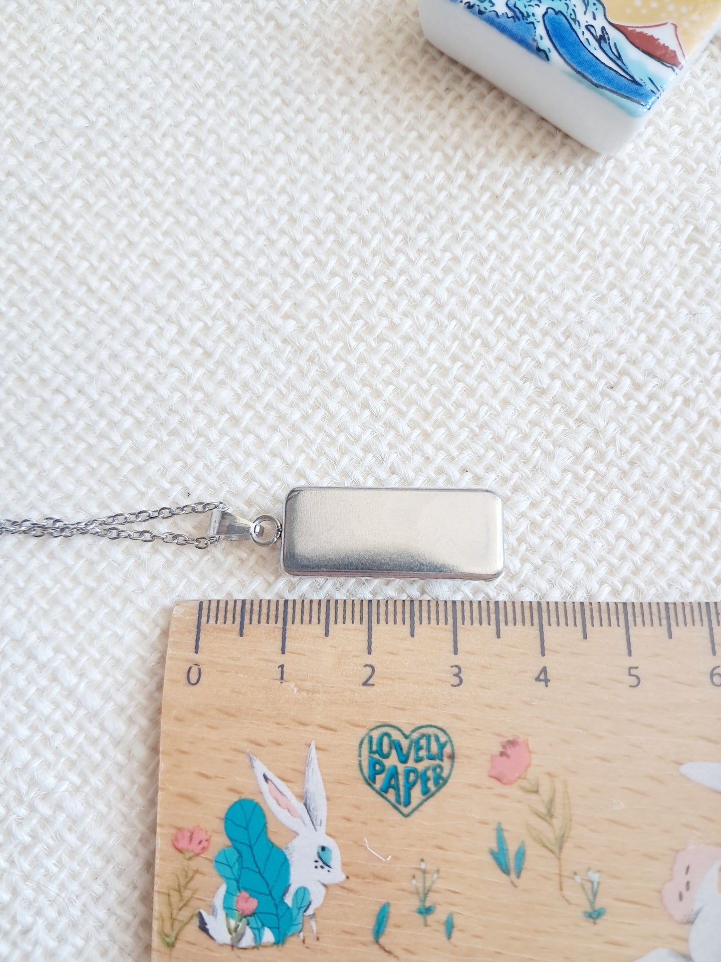 Collier "La grande vague de Kanagawa" par Hokusai