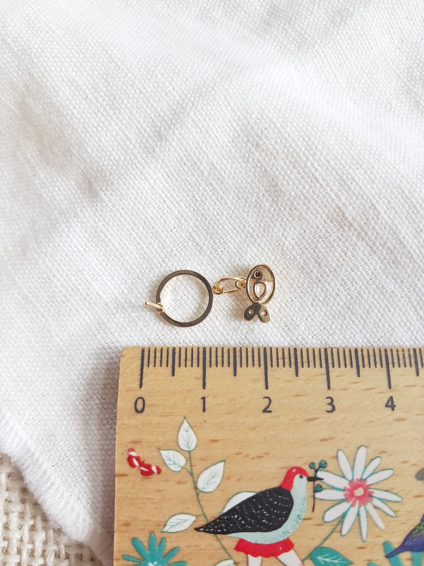 Boucles d'oreilles cercles et poissons