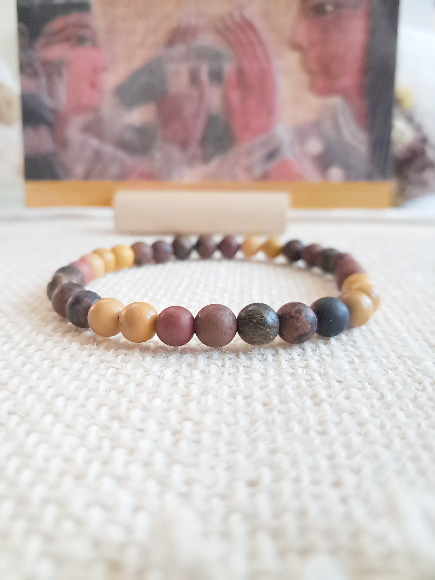 Bracelet de la stèle égyptienne "Séthi 1er et la déesse Athor"