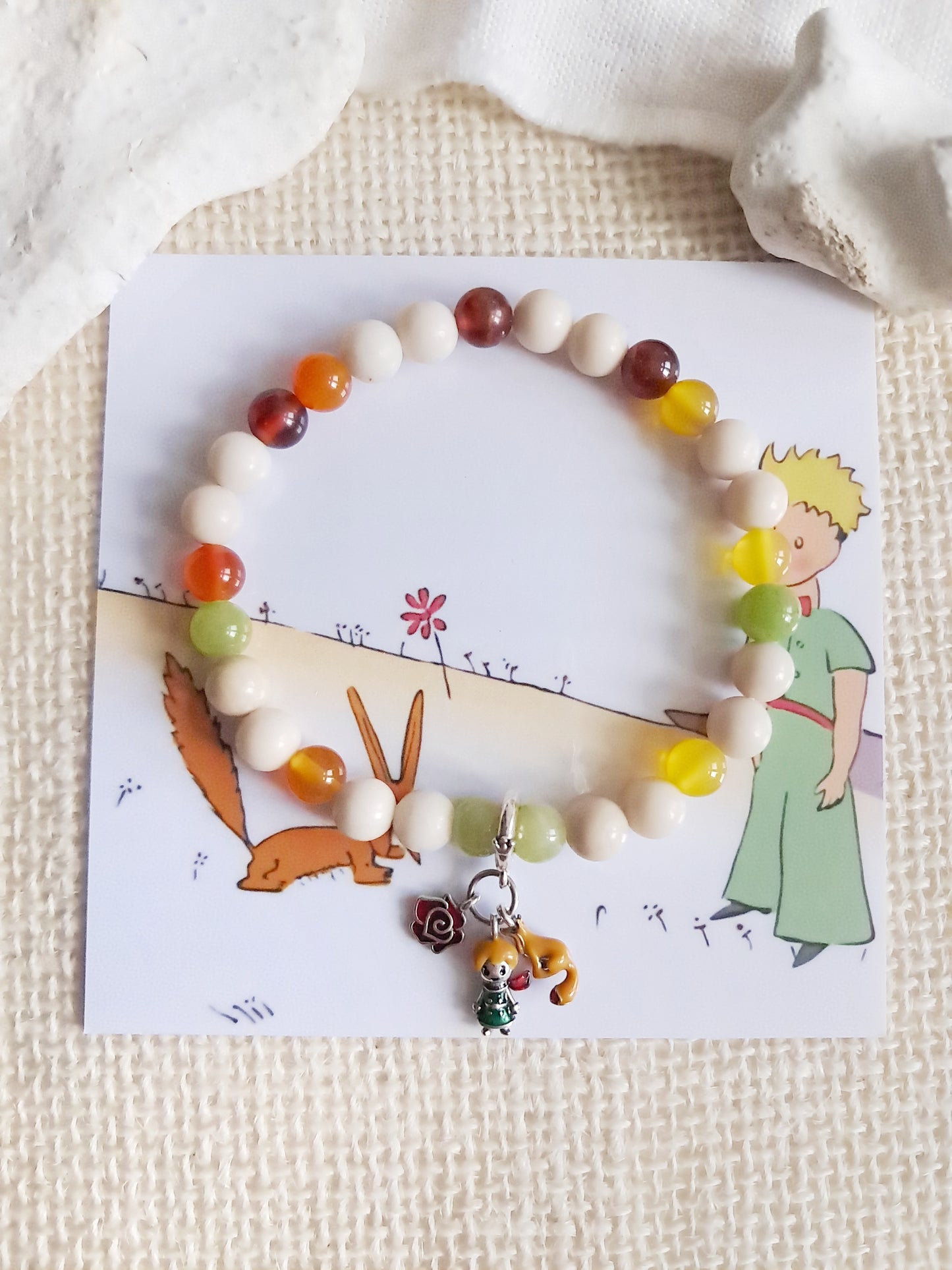 Bracelet "Le petit prince" avec sa breloque