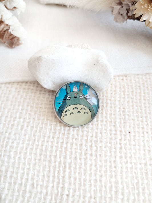 Broche cabochon Totoro