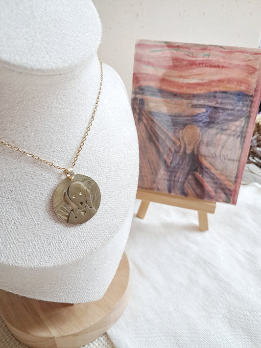 Collier Le cri par Munch