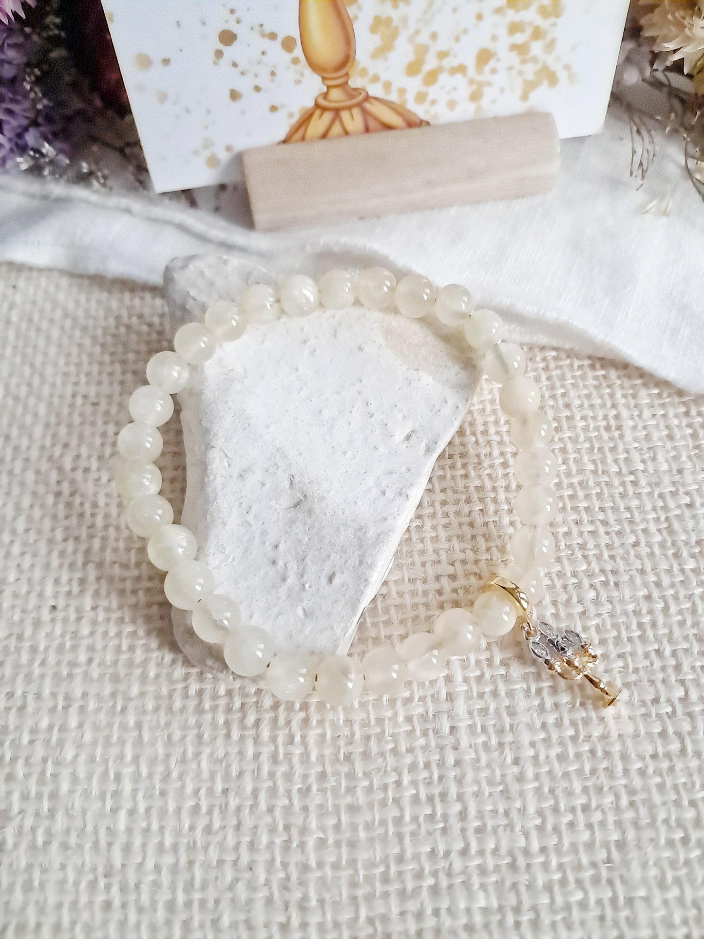 Bracelet Disney Lumière de la belle et la bête avec sa breloque en argent 925