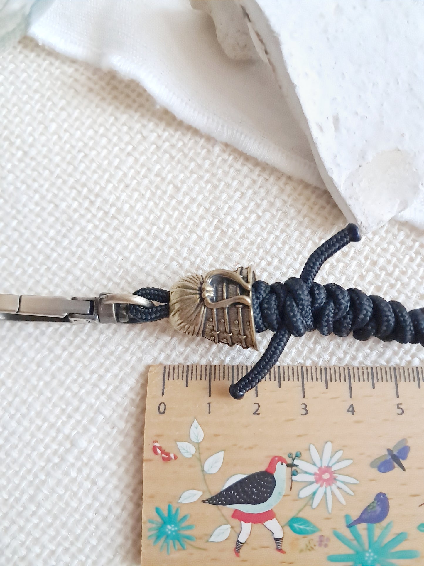 Porte-clés tête crâne de Ninja