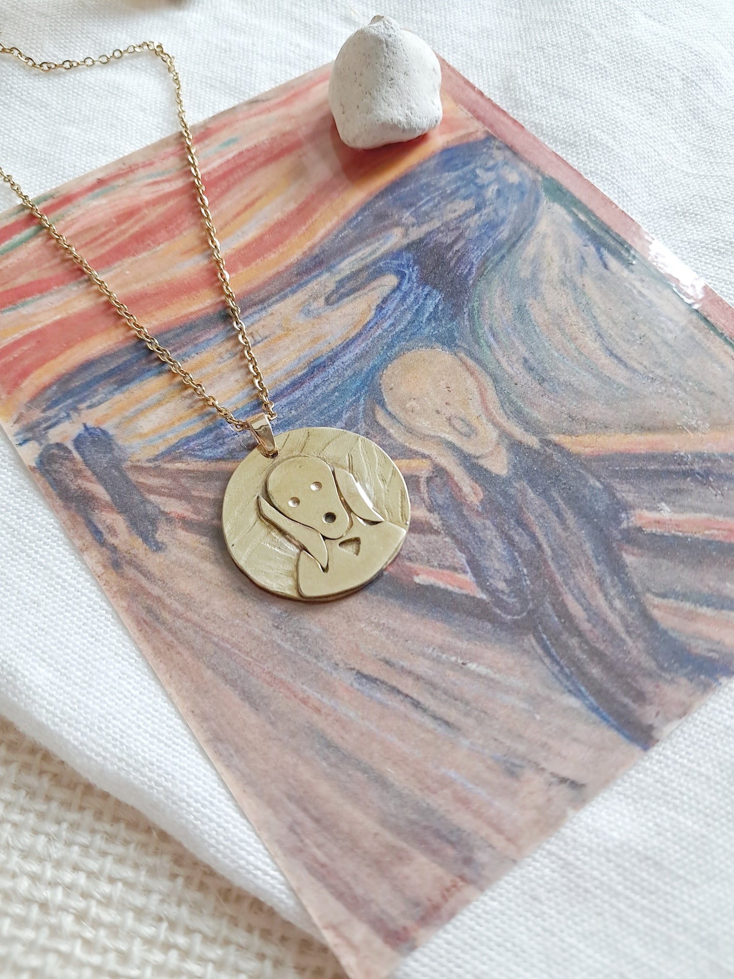 Collier Le cri par Munch