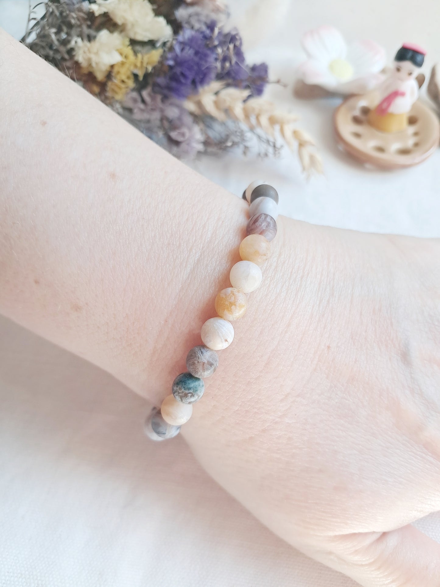 Bracelet « Aube du printemps au mont Baegak »