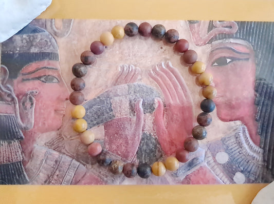 Bracelet de la stèle égyptienne "Séthi 1er et la déesse Athor"