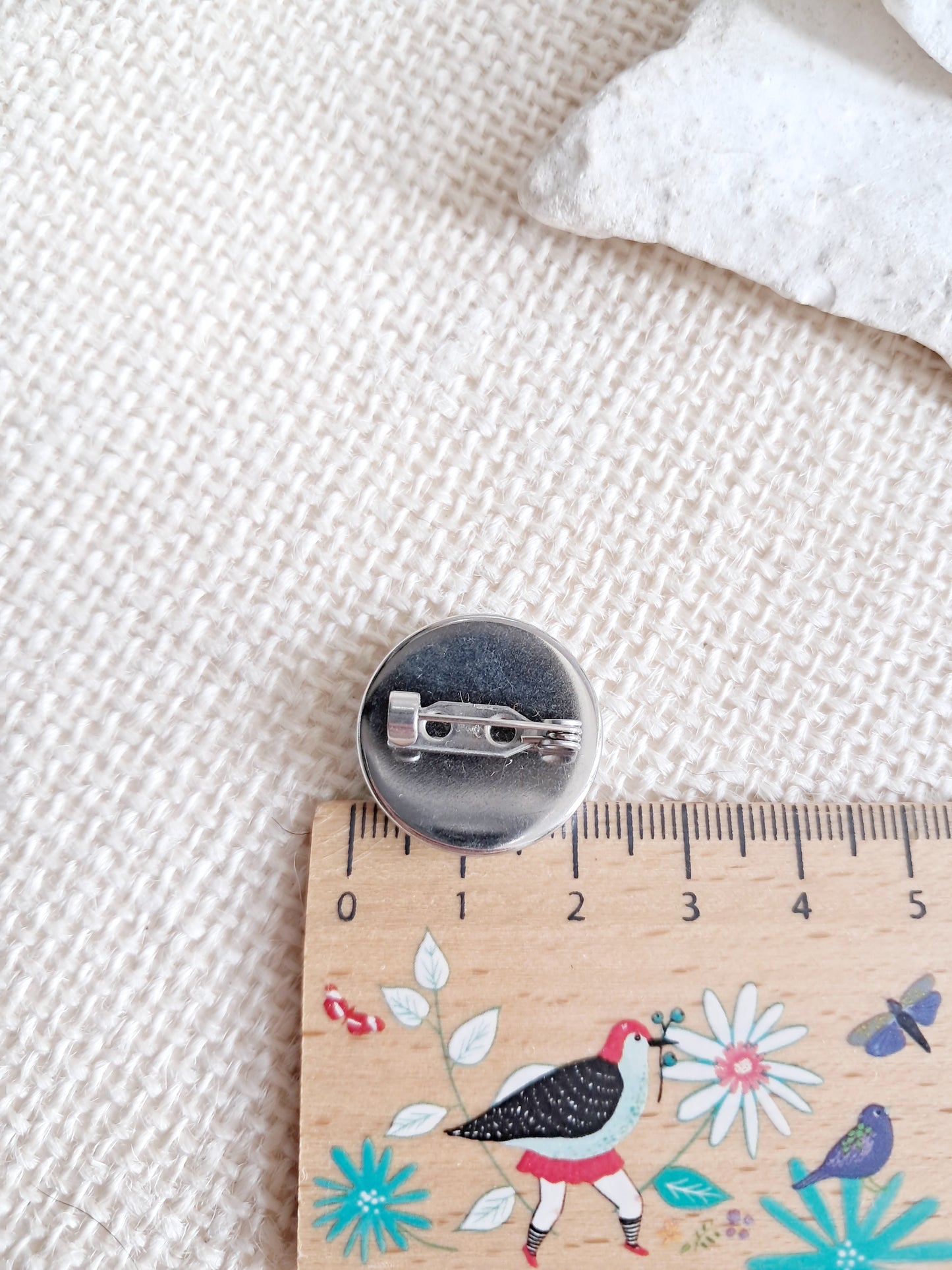 Broche cabochon "Amandier en fleurs" de Van Gogh