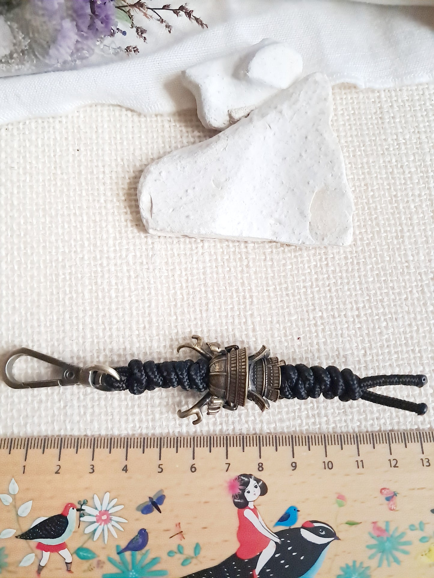 Porte-clés Chopper samouraï doré