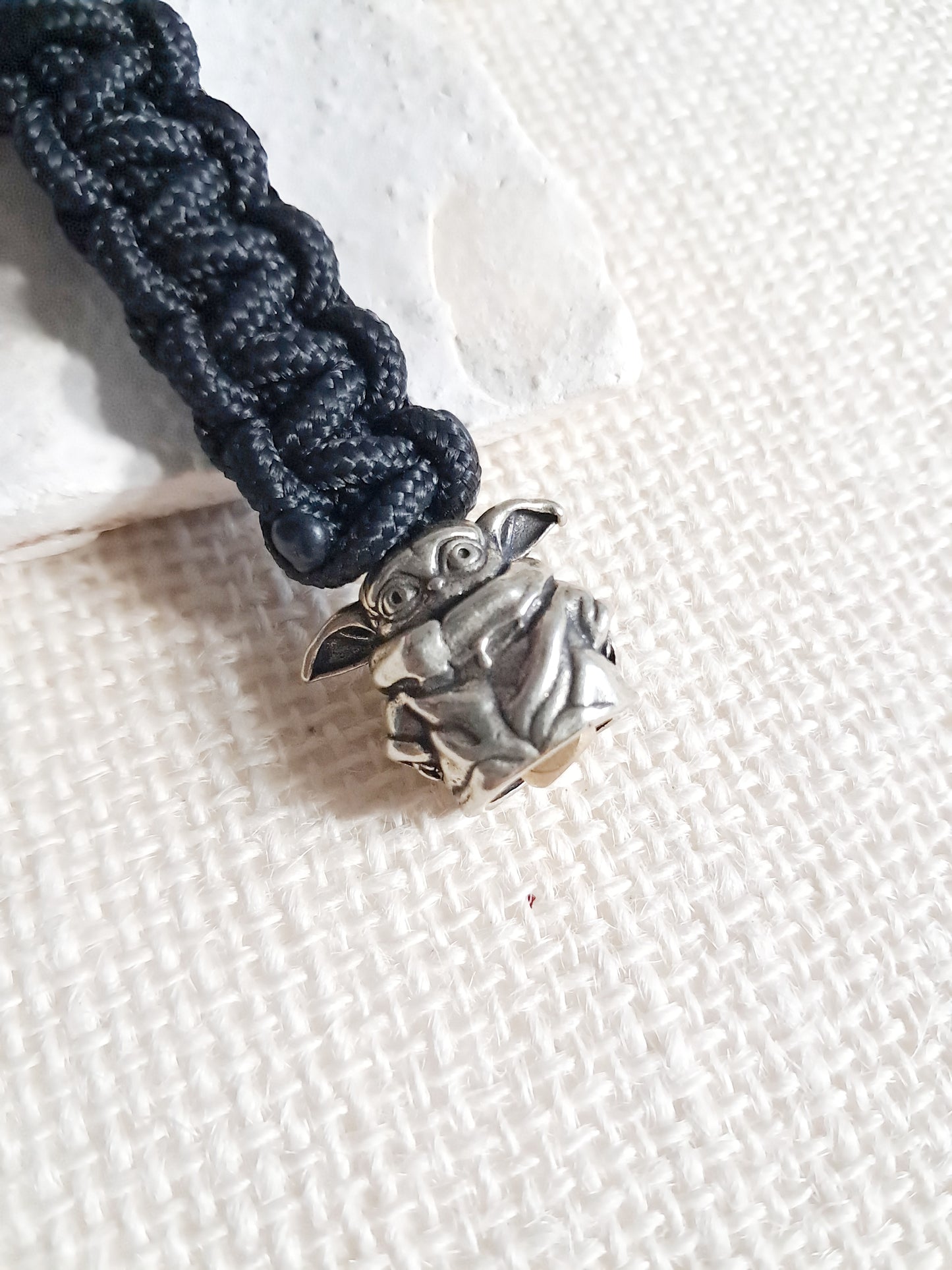 Porte-clés Grogu bébé Yoda argenté, Star Wars, Mandalorian