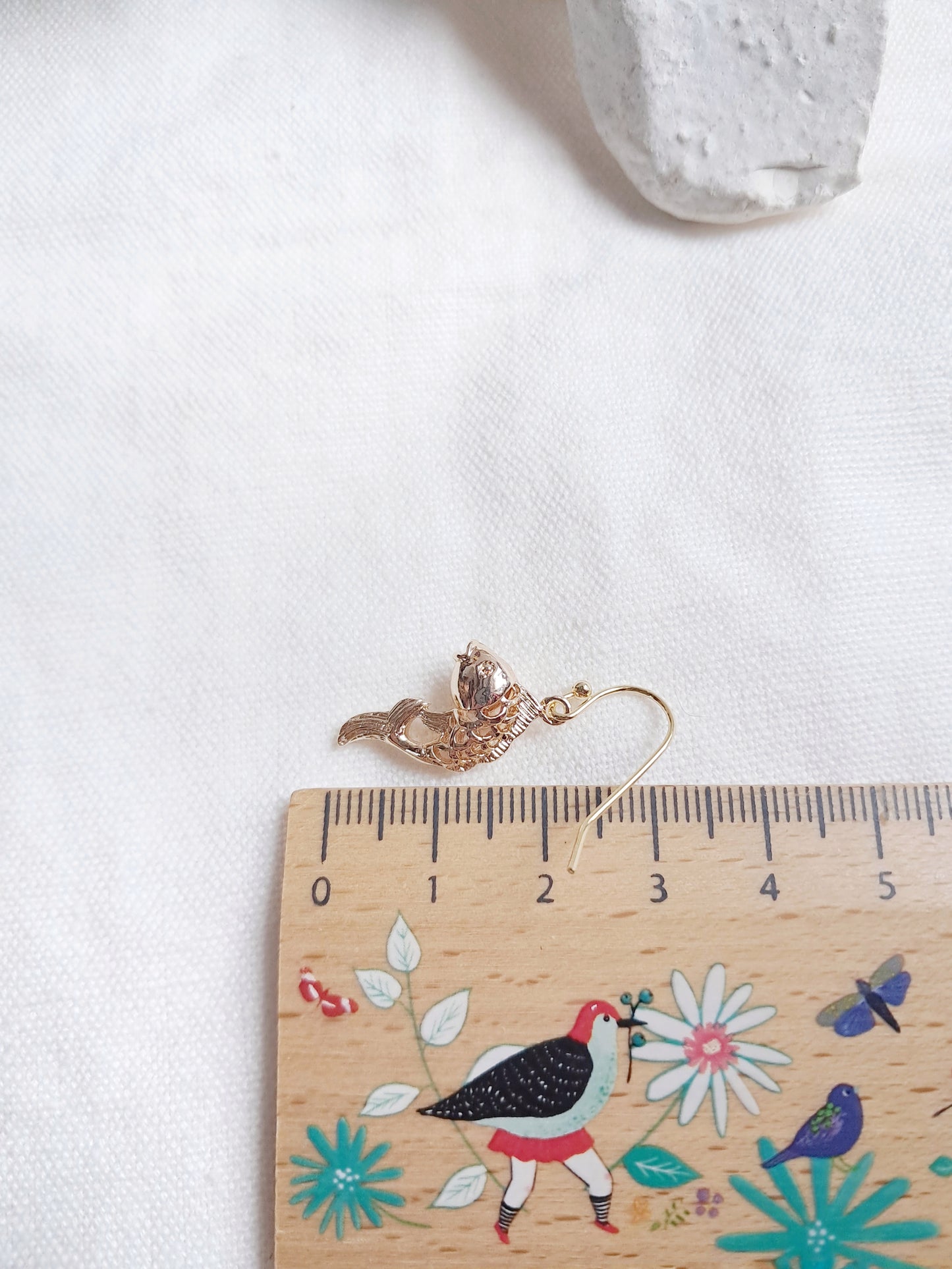 Boucles d'oreilles pendantes carpes koï