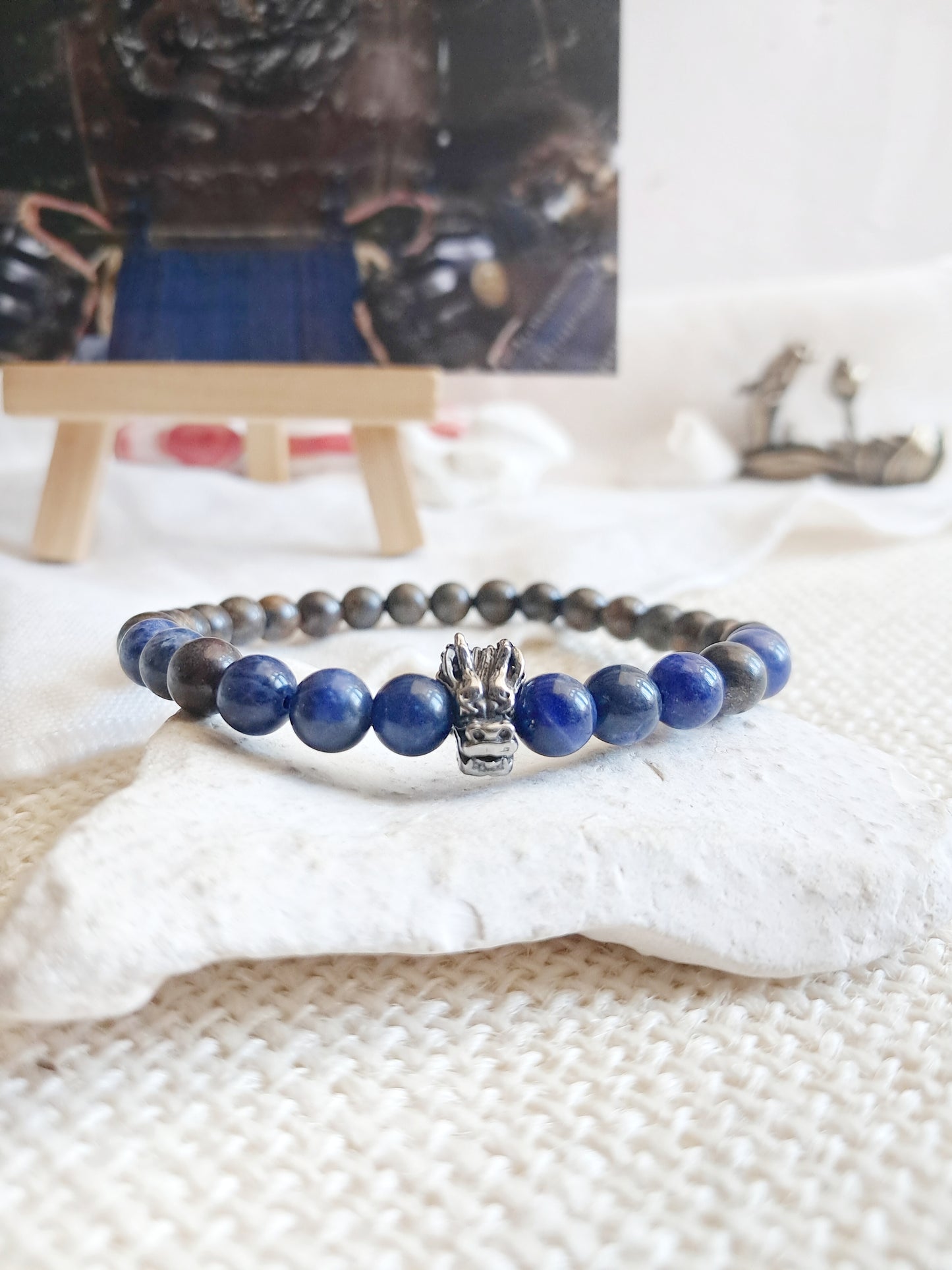 Bracelet inspiré d'une cuirasse dragon