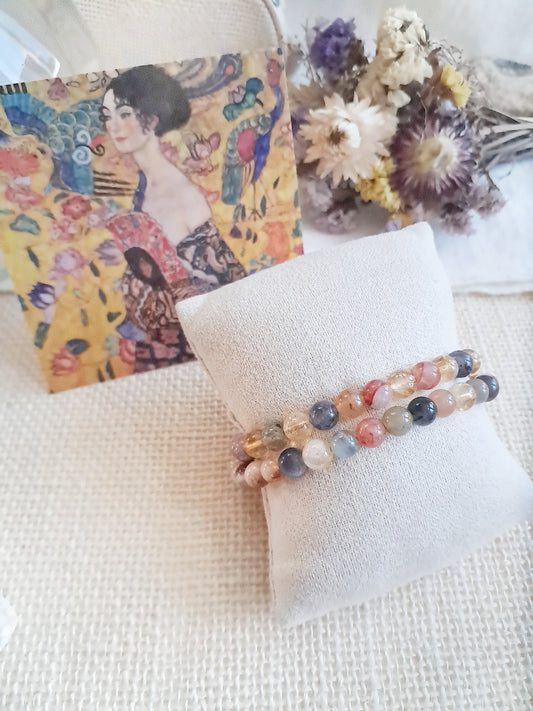 Bracelet "La dame à l'éventail" de Gustave Klimt