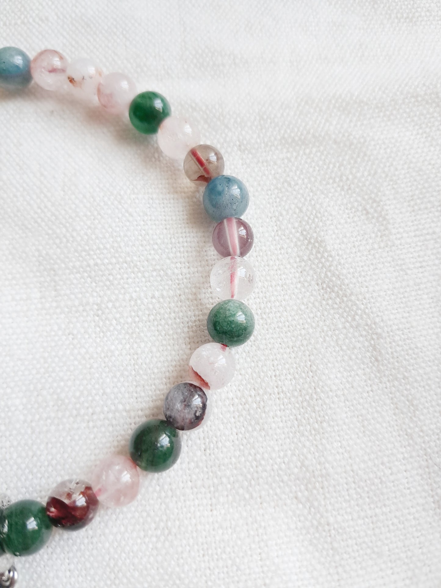 Bracelet Hanbok (한복) avec sa breloque en argent 925