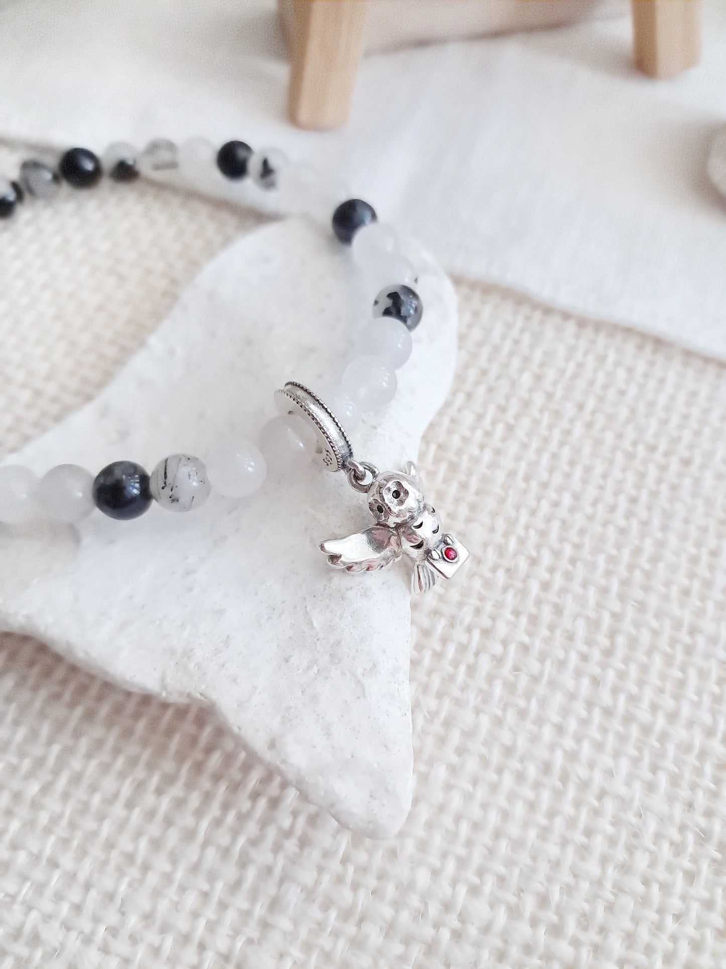 Bracelet Hedwige avec sa breloque