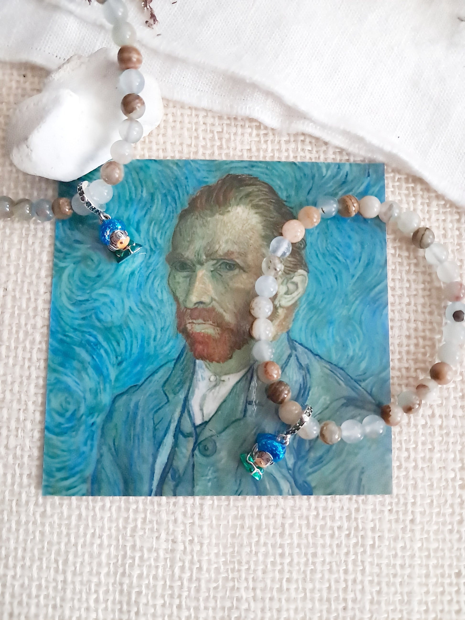 Bracelet a breloque autoportrait de Vincent Van Gogh
