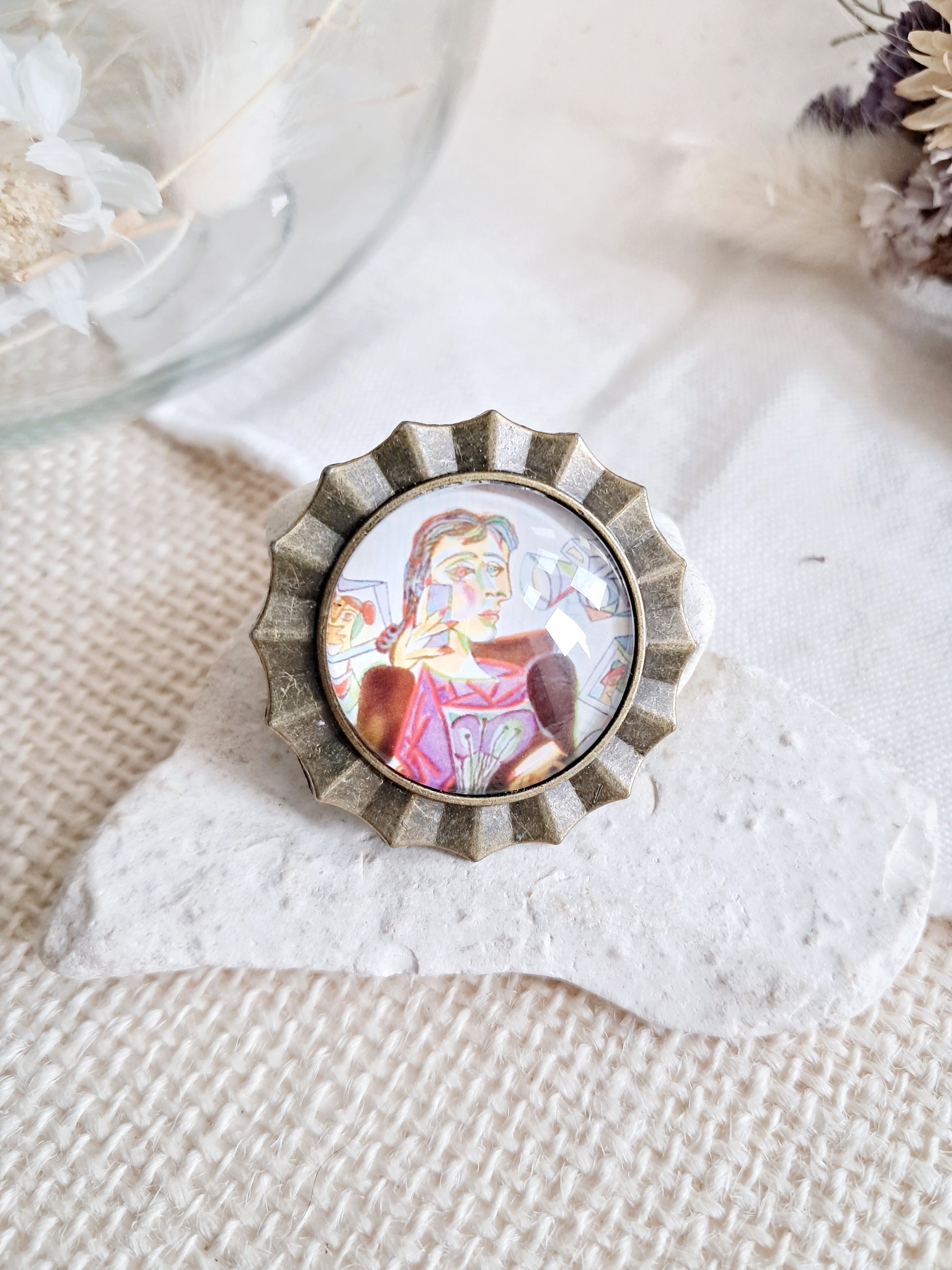 Broche Picasso portrait de Dora Maar