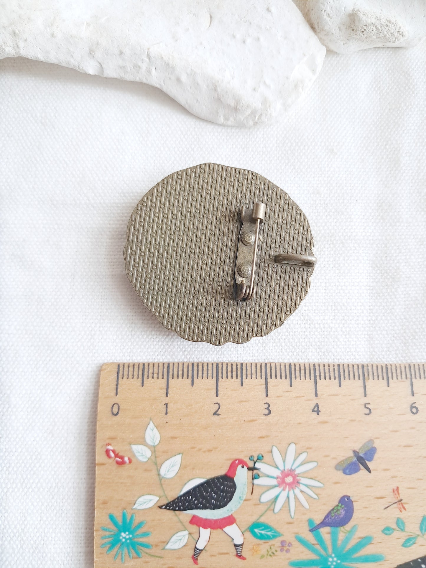 Broche nénuphars et fleur de lotus