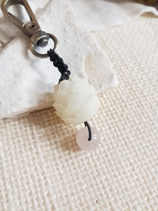 Porte-clés fleur de lotus