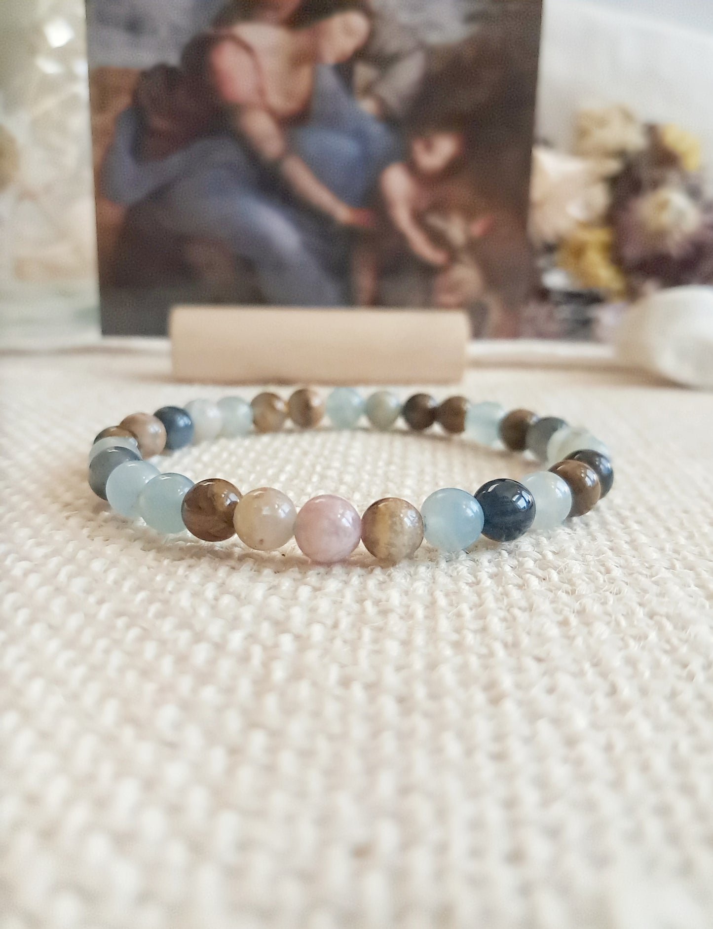 Bracelet inspiré de "La sainte Anne" de Léonard de Vinci