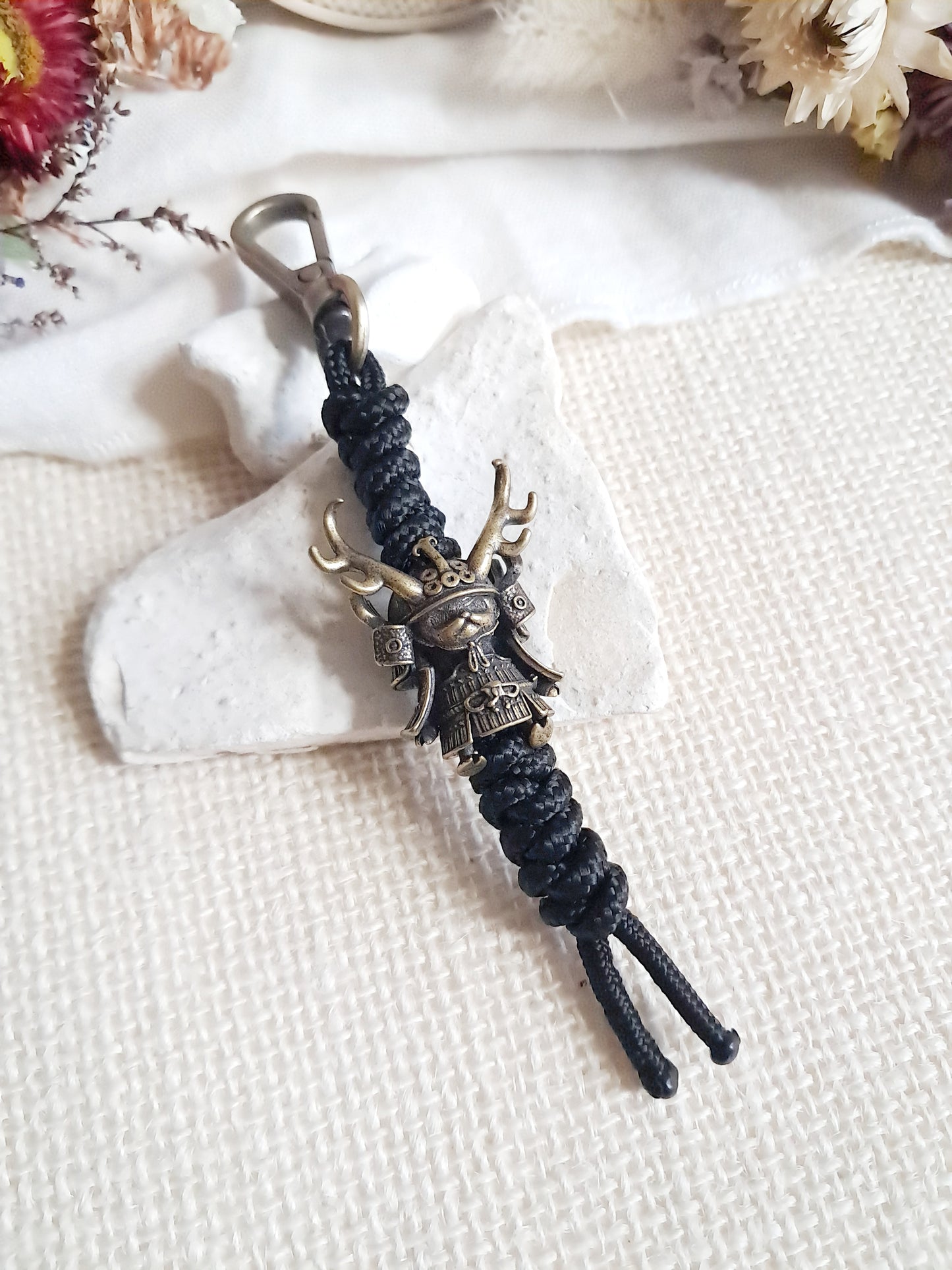 Porte-clés Chopper samouraï doré