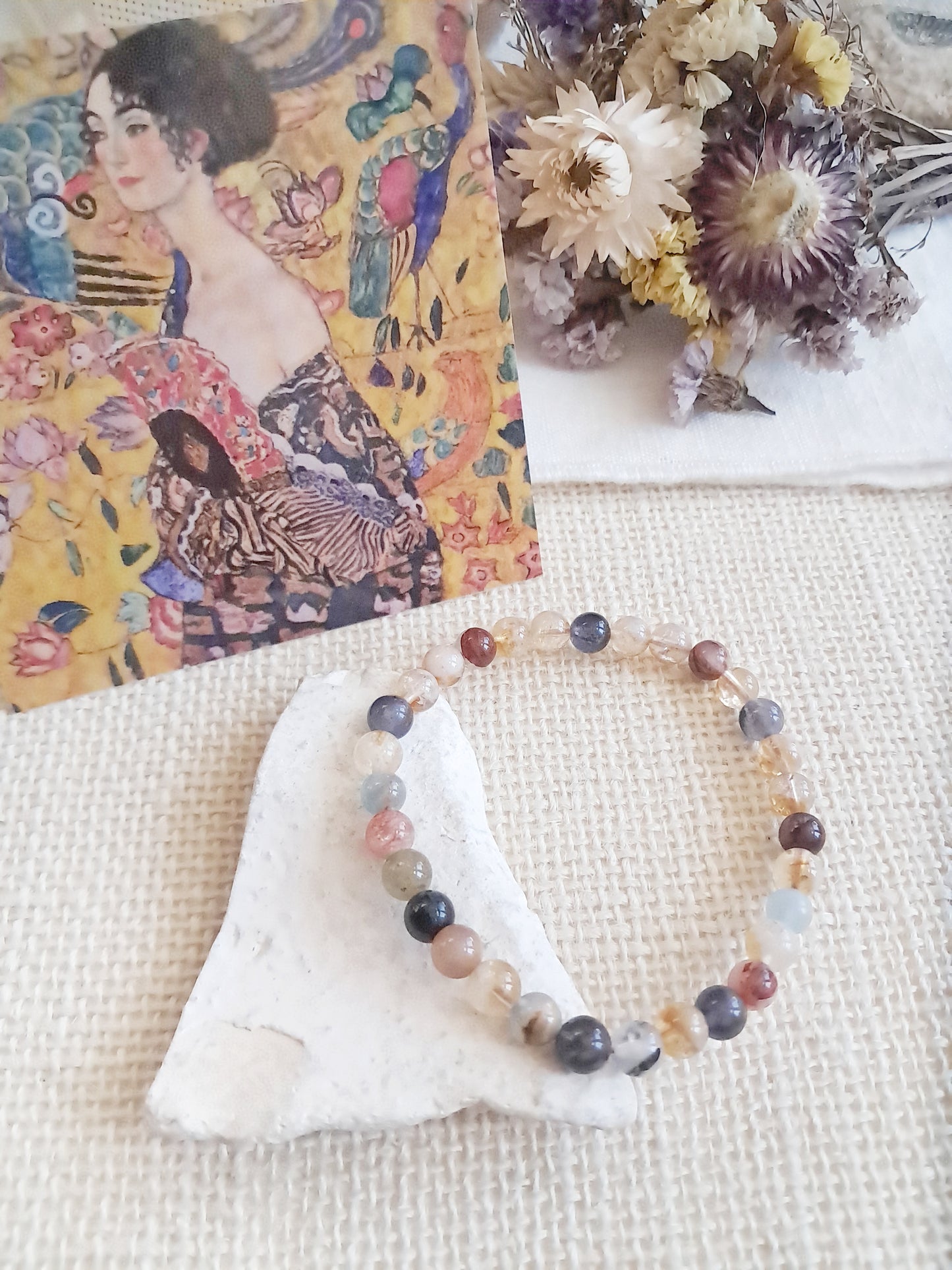 Bracelet "La dame à l'éventail" de Gustave Klimt