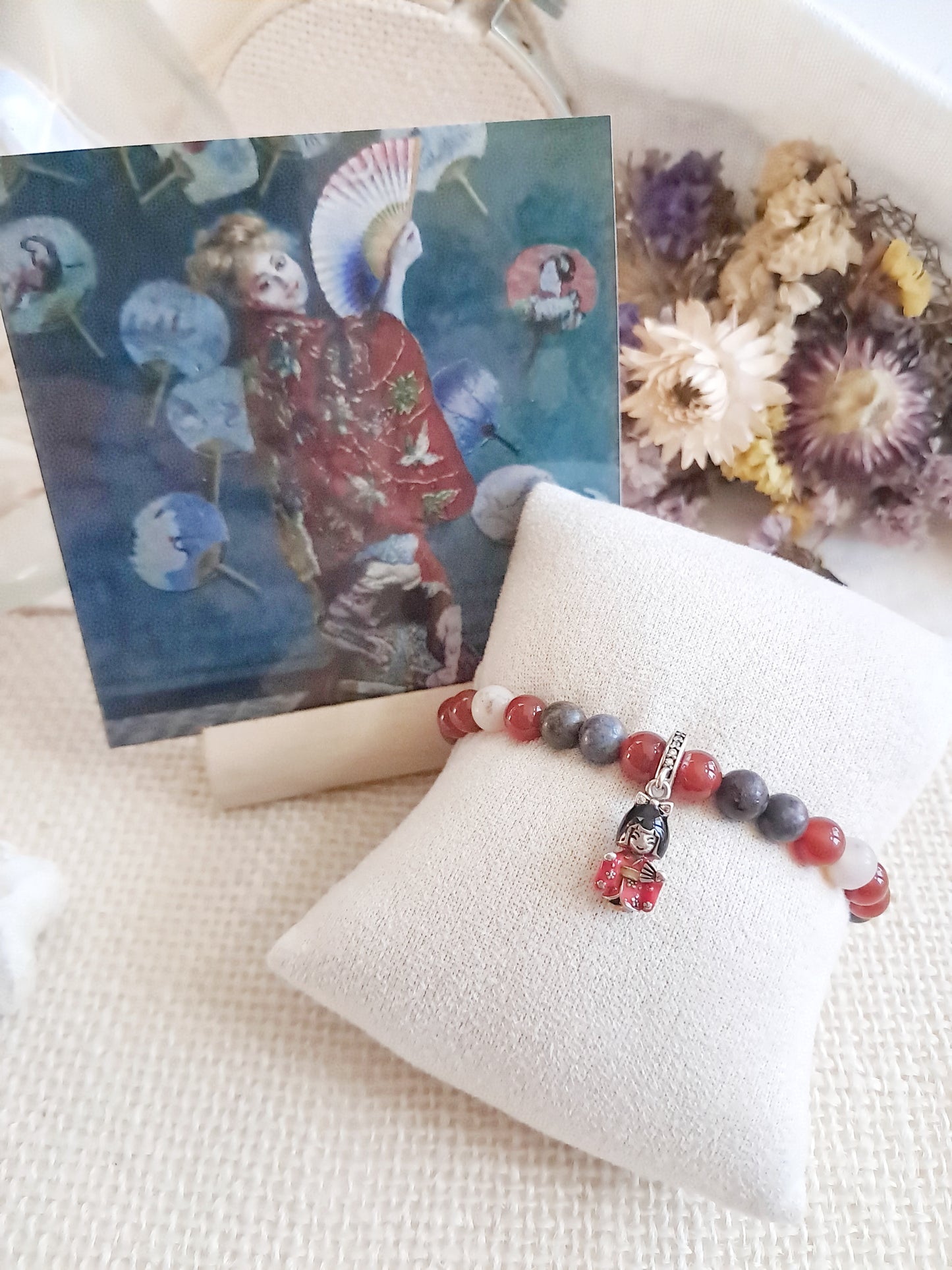 Bracelet à breloque "La japonaise" de Claude Monet